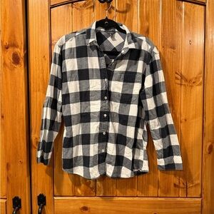 Eddie Bauer women's flannel- boyfriend fit
